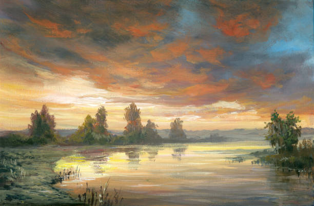 Pastel drawing artwork